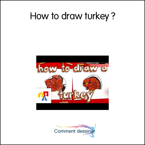 How to draw turkey